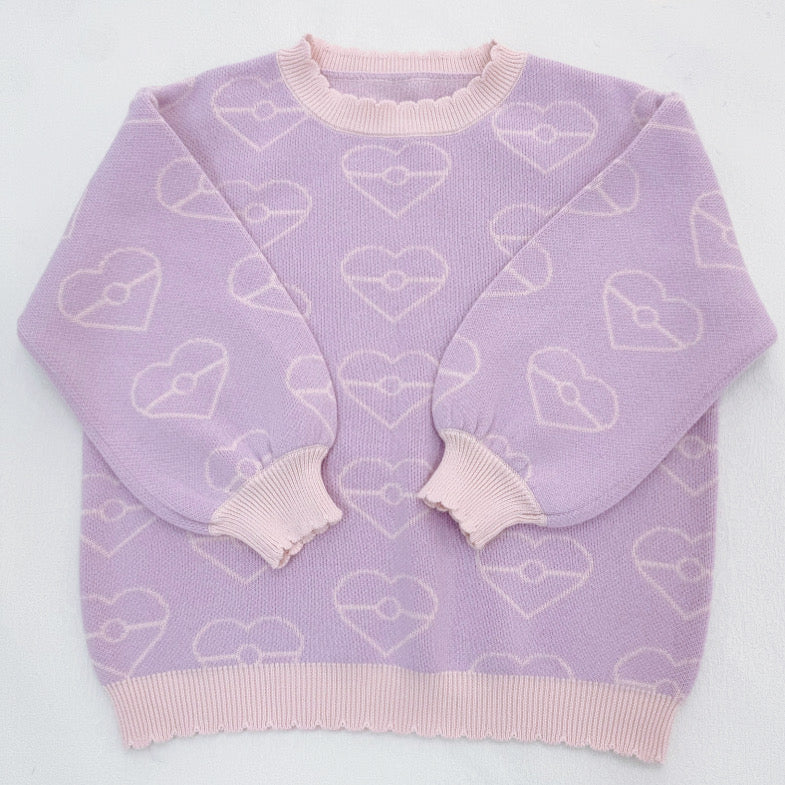 Hearts Knit Set