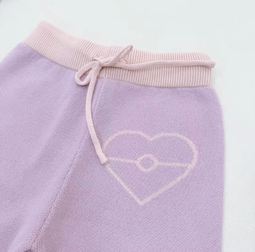 Hearts Knit Set