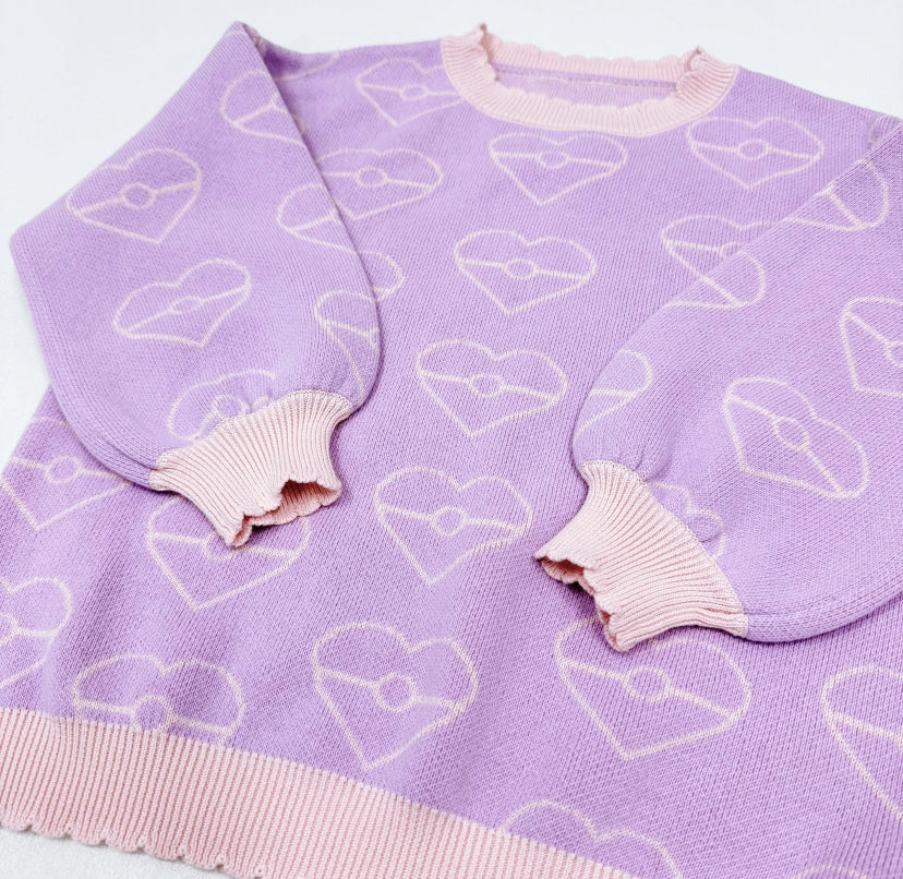 Hearts Knit Set