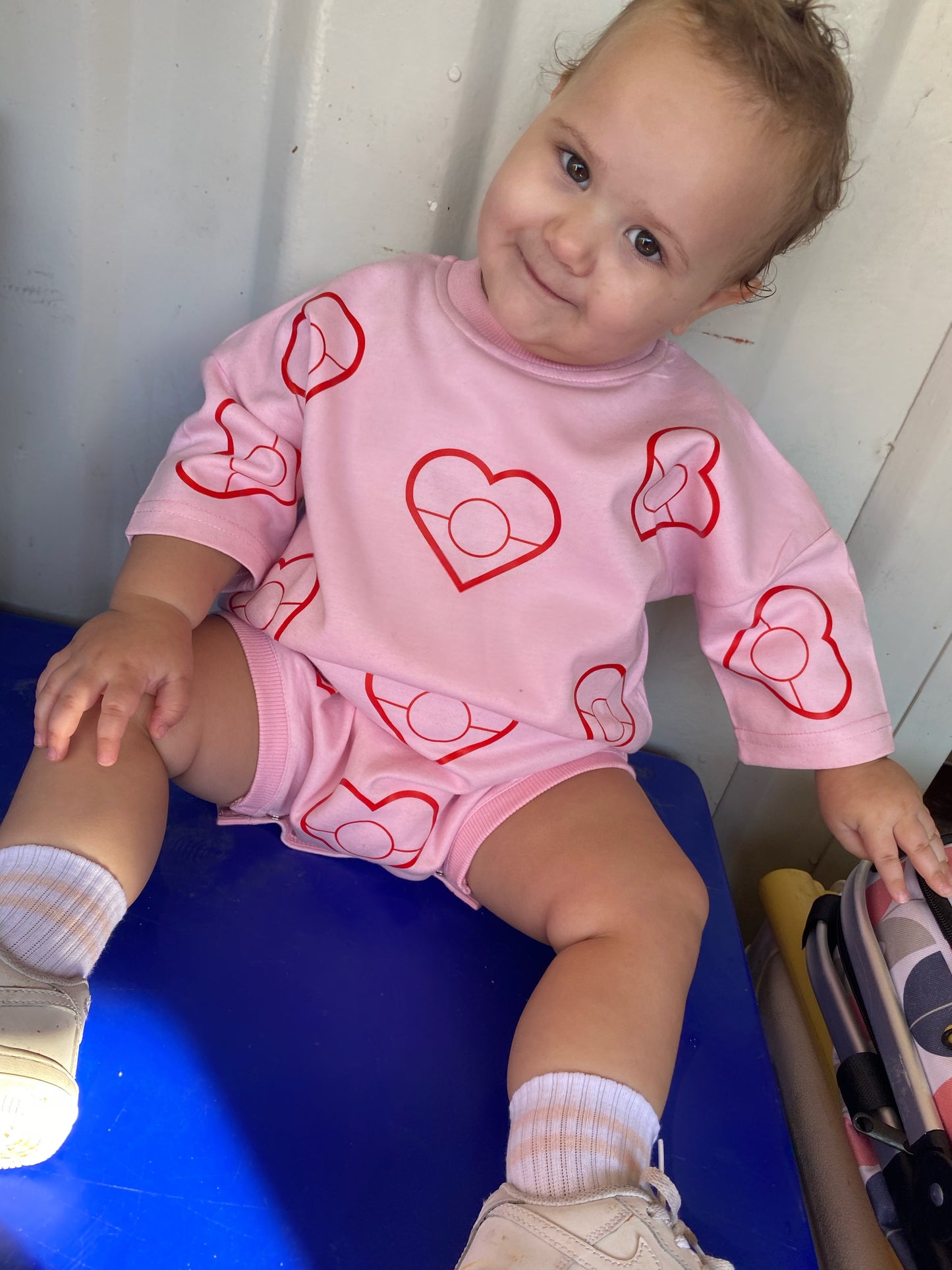 Kids Hearts Romper Pre-Order