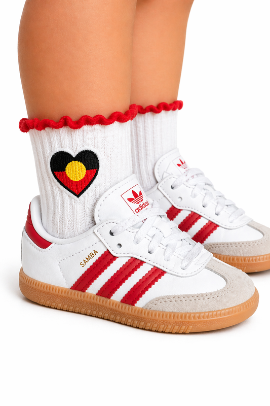 Kids heart Flag socks