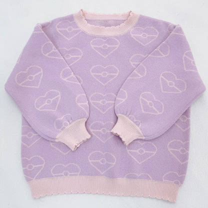 Hearts Knit Set