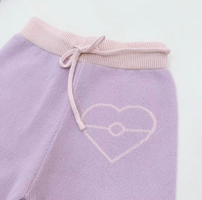 Hearts Knit Set