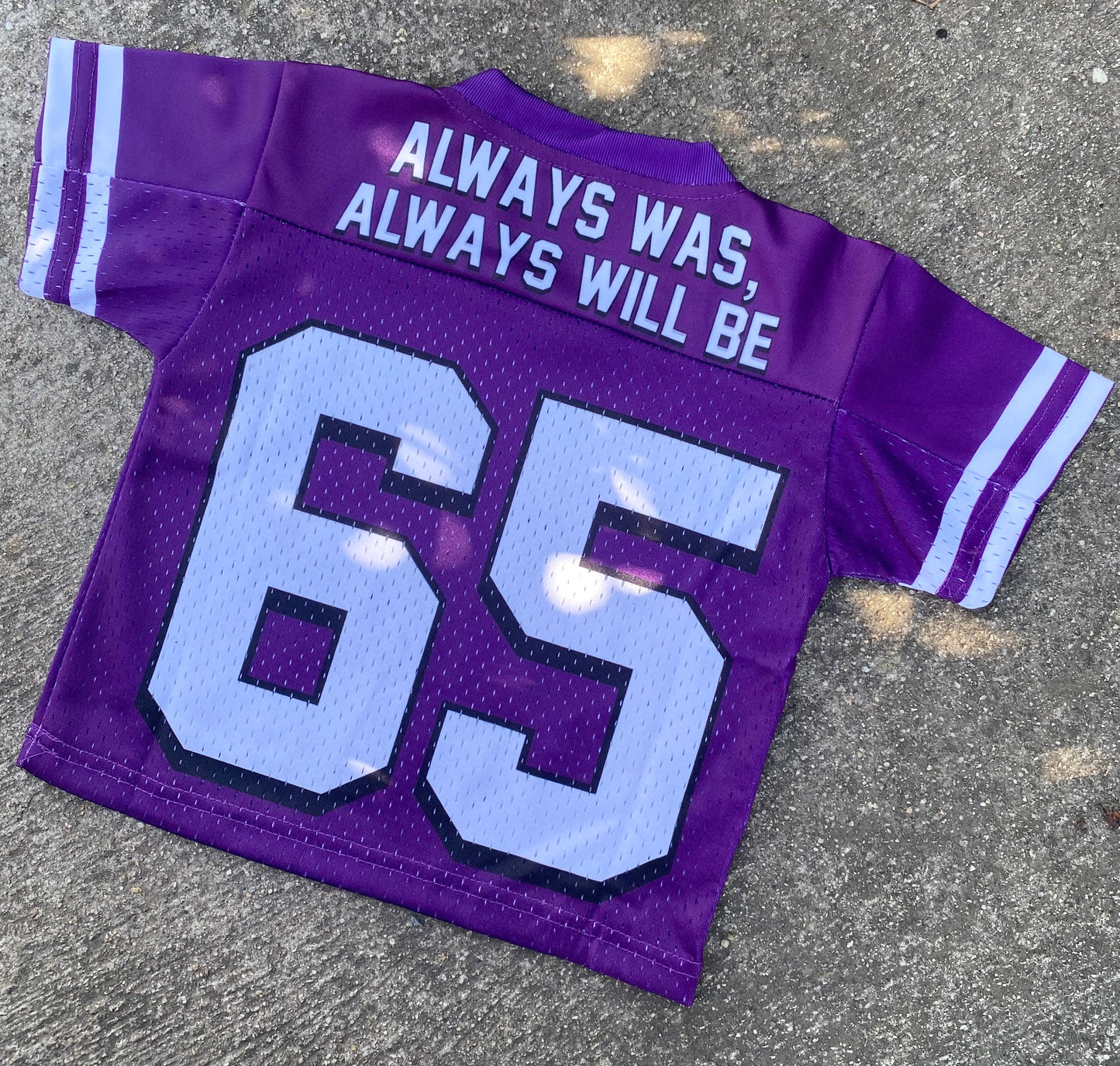 Adults Purple Always was, Always will be Jersey