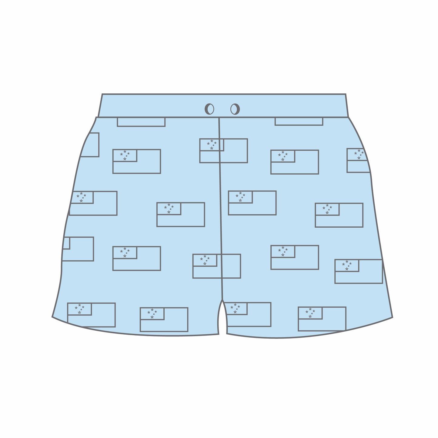 Samoan Flag swim shorts Pre-order