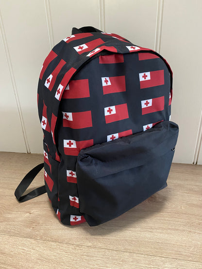 Tongan flag backpack