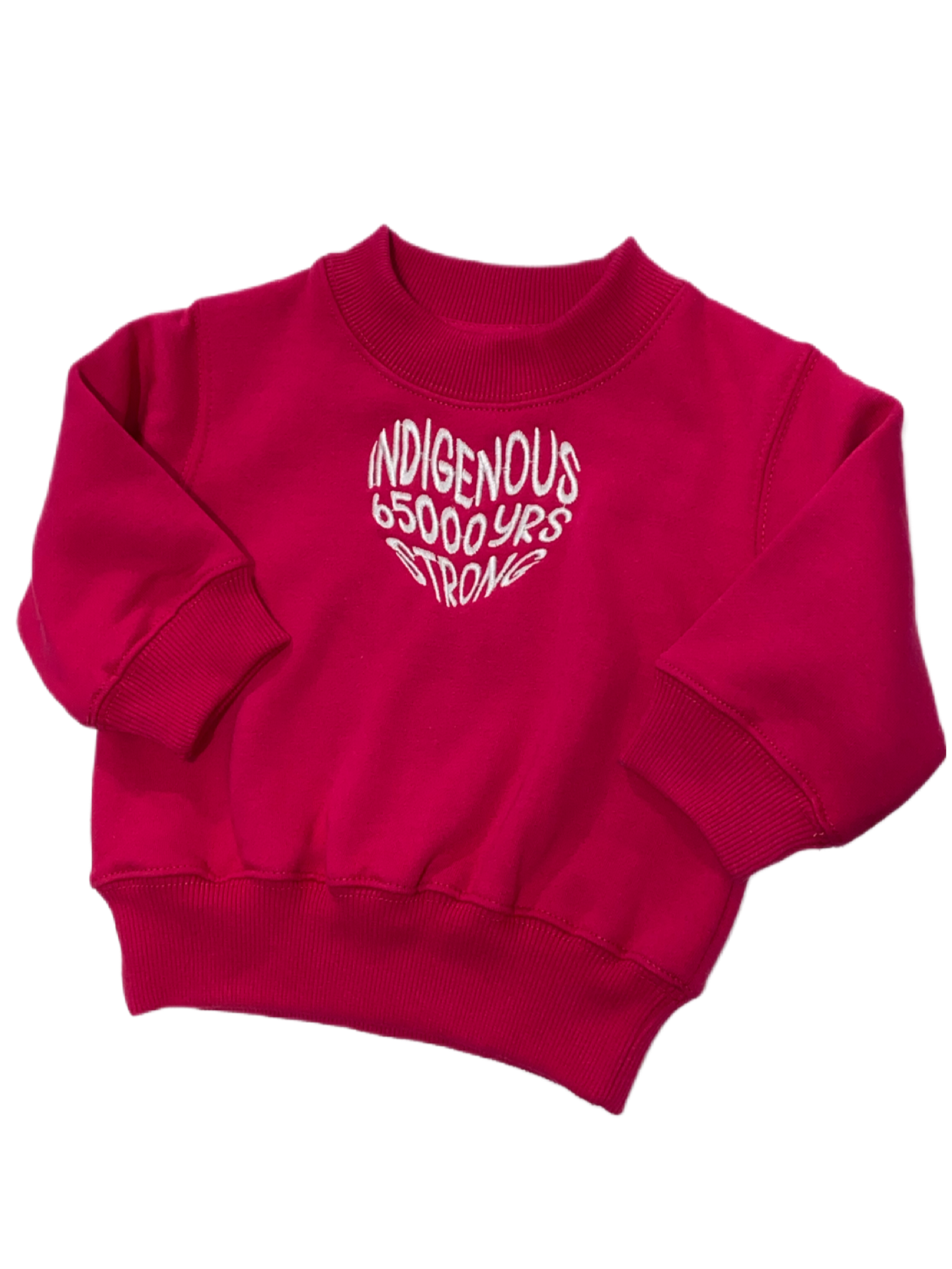 Kids Pink Indigenous Heart Sweat