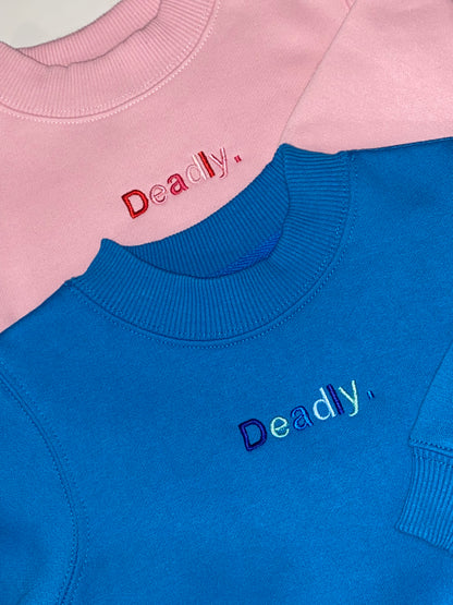 Kids “Deadly” Sweat Pink