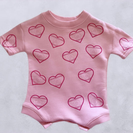 Kids TSI Hearts Romper Pre-Order