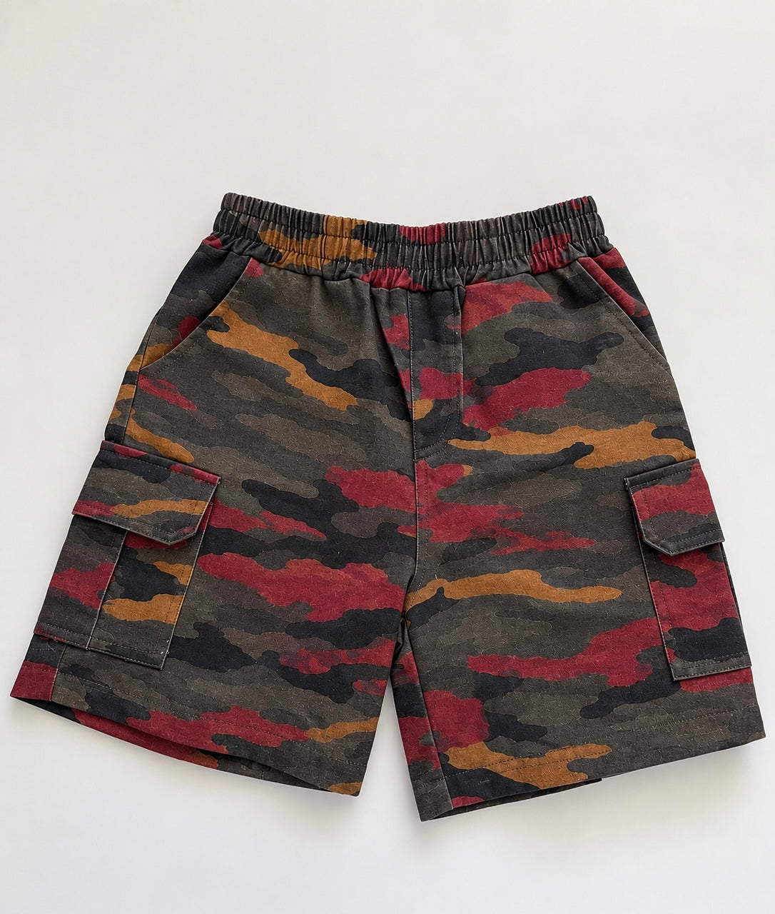 * Camo Twill Shorts