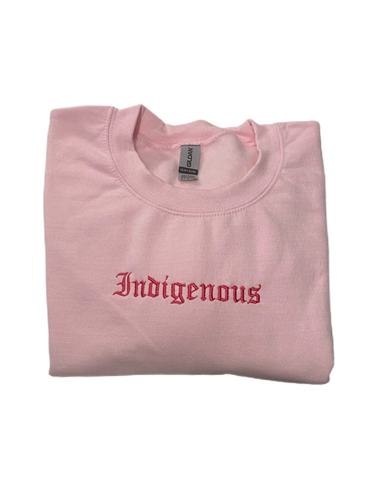 Pink Indigenous sweat