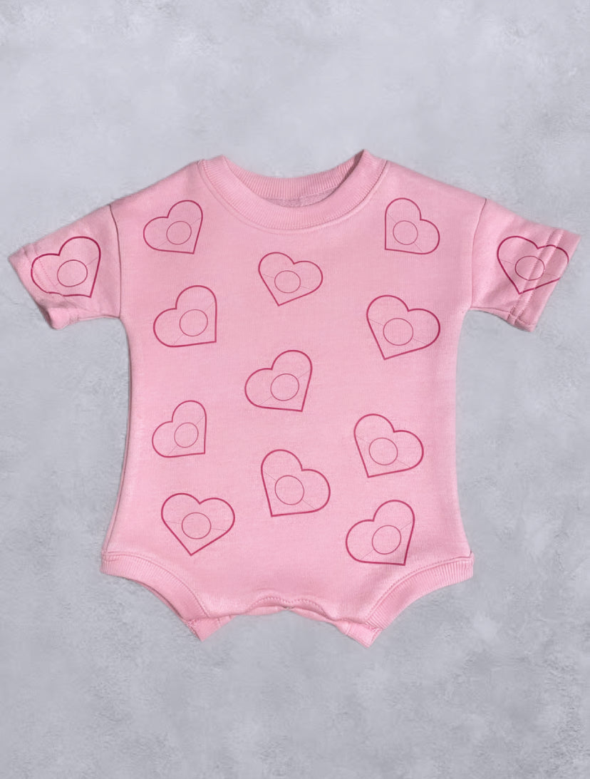 Kids Hearts Romper Pre-Order