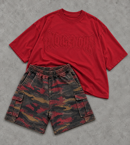 Kids Camo Cargo Shorts