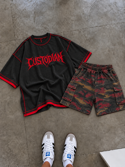 Adults Camo Cargo Shorts