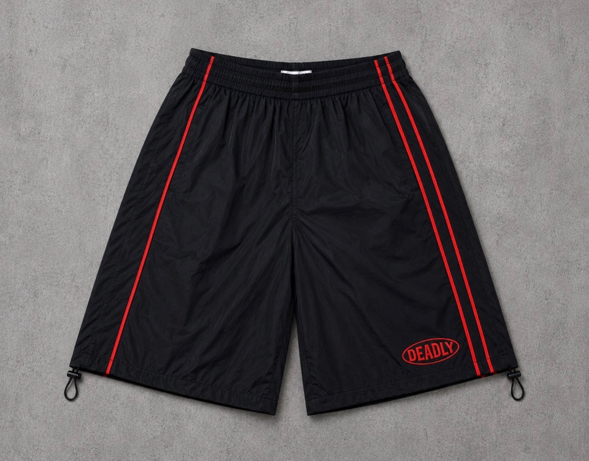 Kids Deadly track shorts