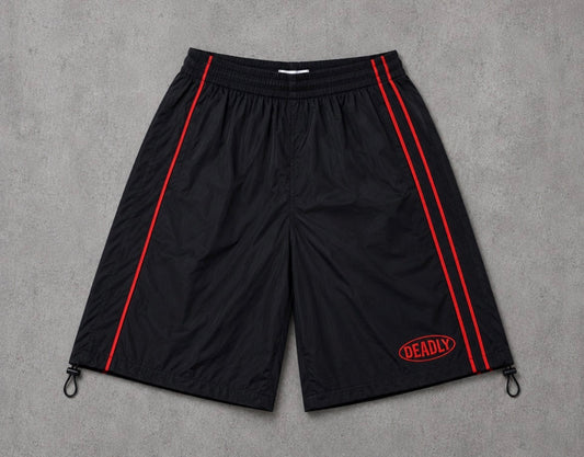 Kids Deadly track shorts