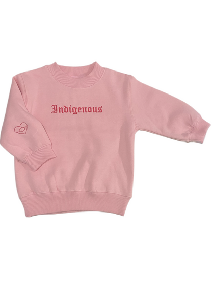 Kids Indigenous Pink Sweat