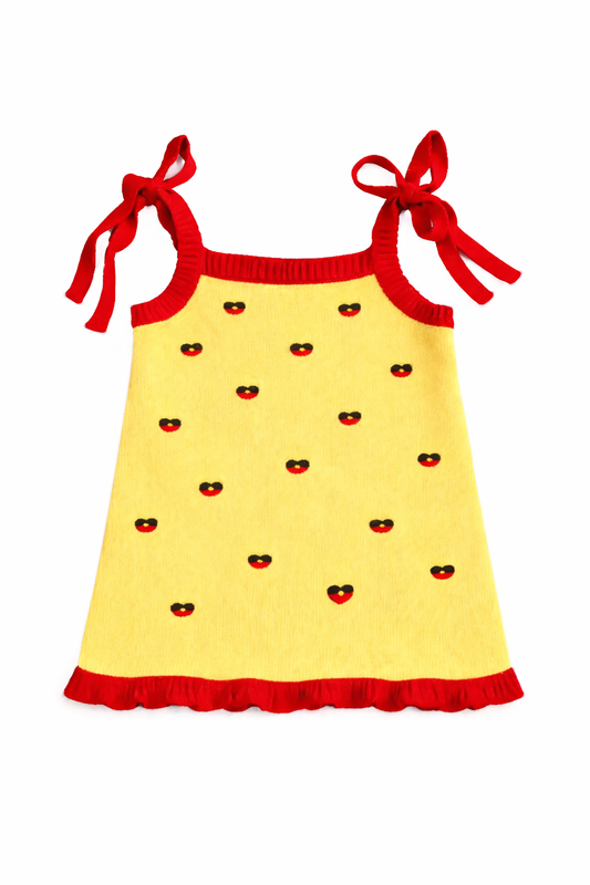 Tie up Hearts dress